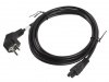 Lanberg Kabel zasilający Laptop (MIKI) IEC 7^7 - IEC 320 C5 3M VDE czarny
